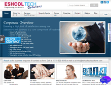 Tablet Screenshot of eshcoltechsolutions.com